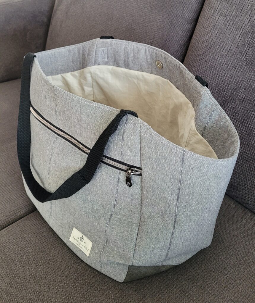 Markttasche (aus Gardinenstoff)